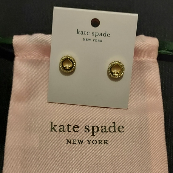 Kate Spade logo earrings